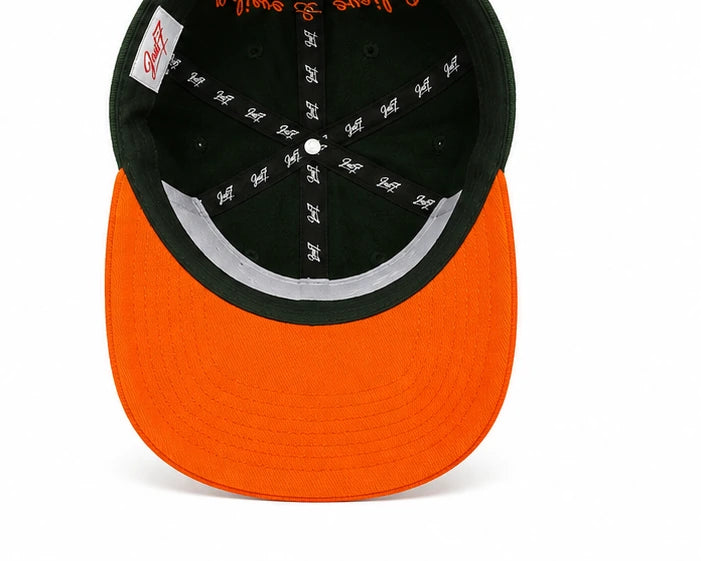 Green Flame Snapback interior