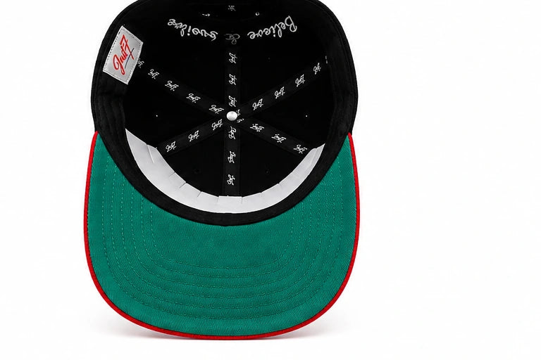 Red Standard Snapback interior