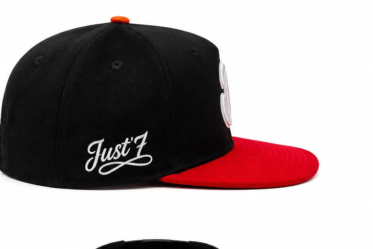 Red Standard Snapback side